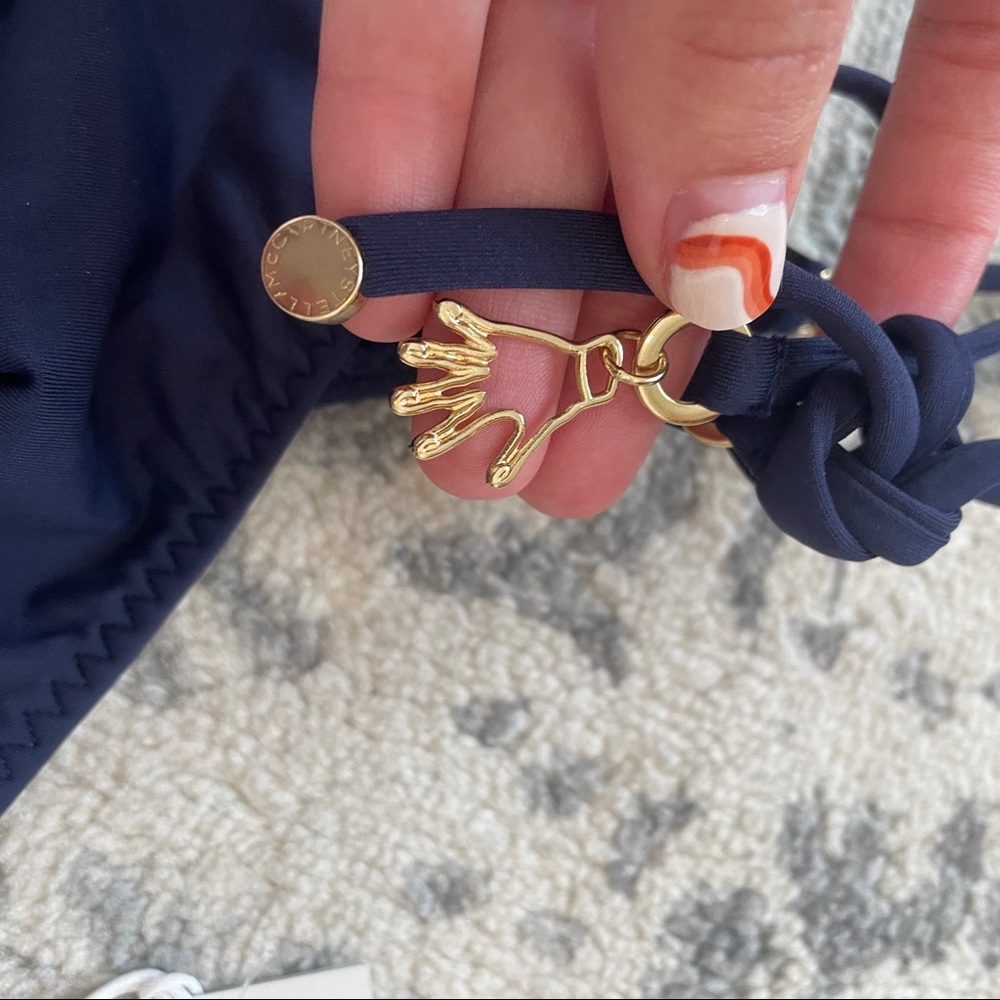 NWT Stella McCartney Navy Charm Essential Swim - Picture 6 of 12